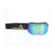 AMOQ Vision Snow Goggles Black-HiVis - Gold Mirror