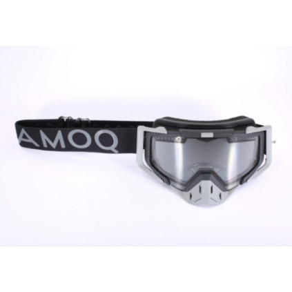 AMOQ Aster Snow Goggles Black-Grey Clear