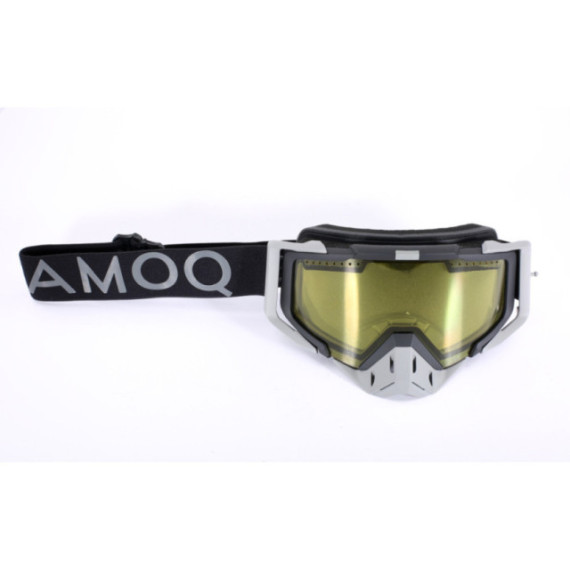 AMOQ Aster Snow Goggles Black-Grey Yellow