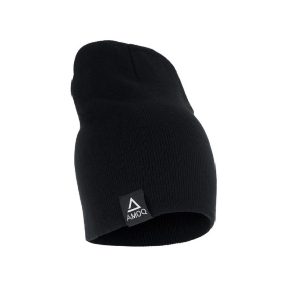 AMOQ Beanie Fold-Up Black