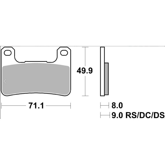 Sbs Brakepads Dual Sinter 2