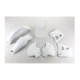 UFO Plastic kit 5-parts White 041 CR125 91-92 CR250 90-91