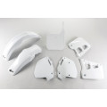 UFO Plastic kit 5-parts White 041 CR125 91-92 CR250 90-91