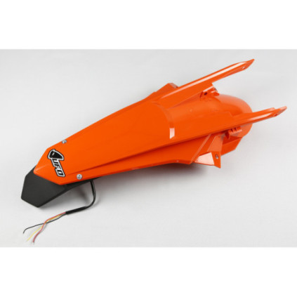 UFO Rear Fender Enduro LED EXC/EXC-F 150-500 2017-19 Orange 127