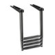 Osculati Telescopic ladder AISI316 4 steps black