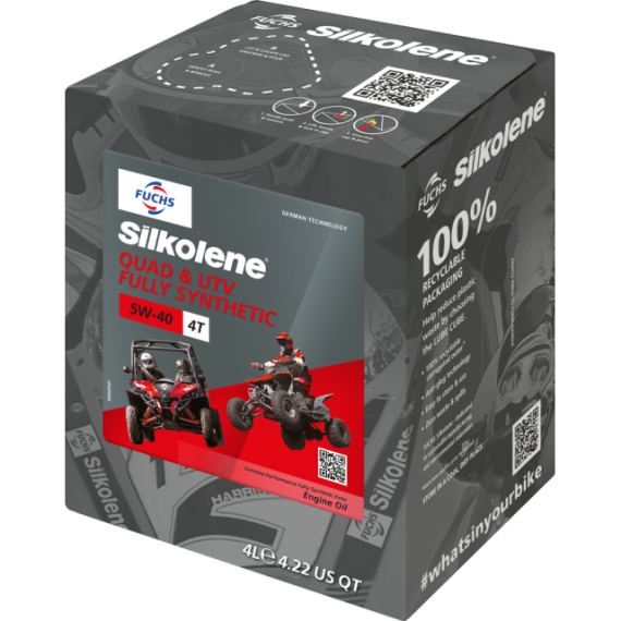 Silkolene Quad ATV 5W-40 4L CUBE 