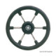 Osculati SS steering wheel black 340 mm