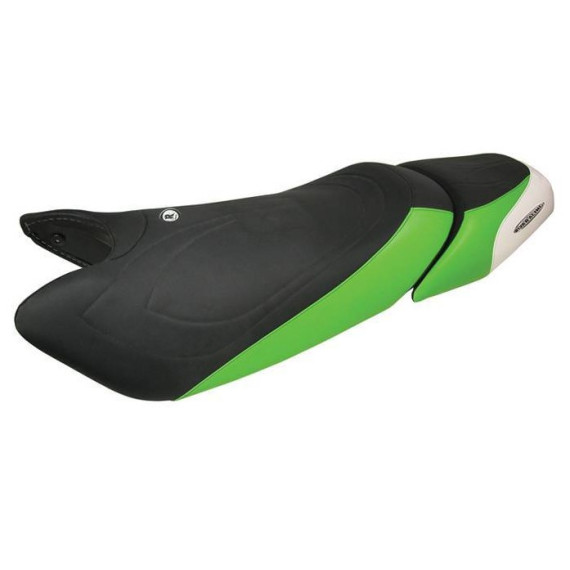 RIVA KAWASAKI STX-F SEAT COVER - BLACK/GREEN/WHITE