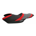 RIVA YAMAHA FZR SEAT COVER - BLACK/ RED/ Grey