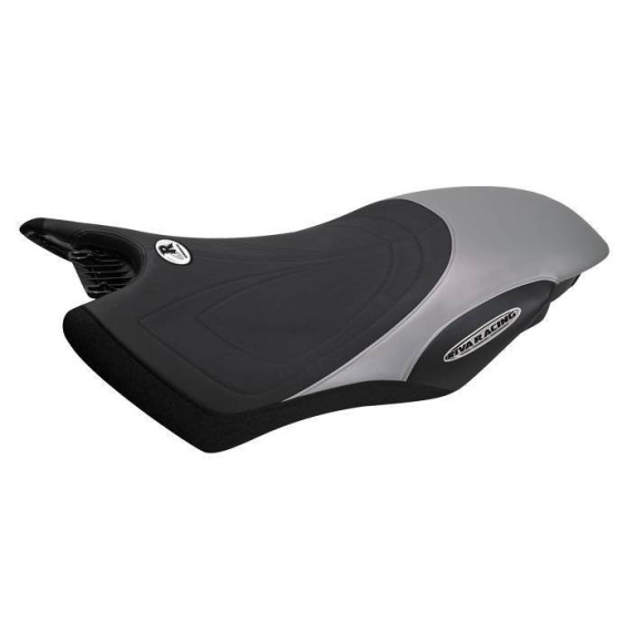 RIVA YAMAHA GPR SEAT COVER - BLACK/ SILVER