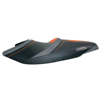 RIVA YAMAHA VXR SEAT COVER - ORANGE/ BLACK/ SILVER