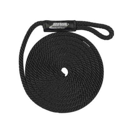 RIVA DOCK LINES 12 FT - BLACK