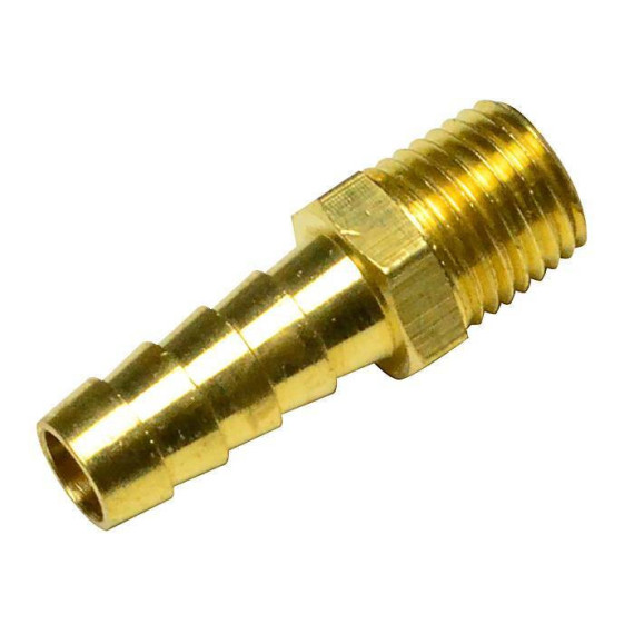 STRAIGHT BARB FITTING ½ X ¼ NPT