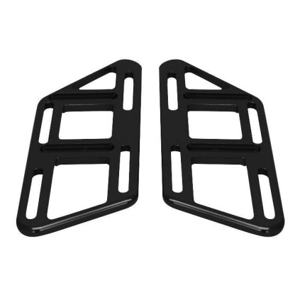 RRP ALUMINUM FOOT PLATE SET - BLACK