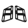 RRP ALUMINUM FOOT PLATE SET - BLACK