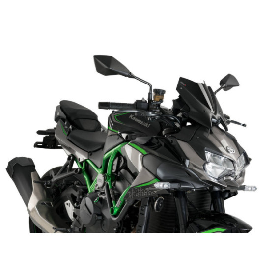 Puig Windshield New Gen. Sport Kawasaki Z H2 C/Black