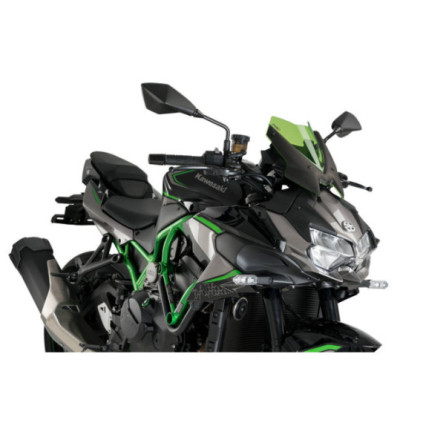 Puig Windshield New Gen. Sport Kawasaki Z H2 C/Green