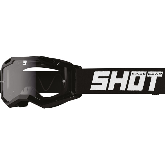 SHOT Goggles Assault 2.0 Solid Black Glossy