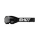 SHOT Goggles Assault 2.0 Solid Black Enduro Glossy