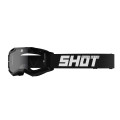 SHOT Goggles Assault 2.0 Solid Black Enduro Glossy