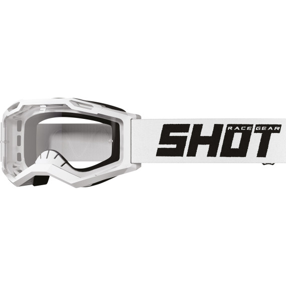 SHOT Goggles Assault 2.0 Solid White Glossy