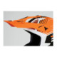 SHOT Visor Lite Fury Black Neon Orange Glossy