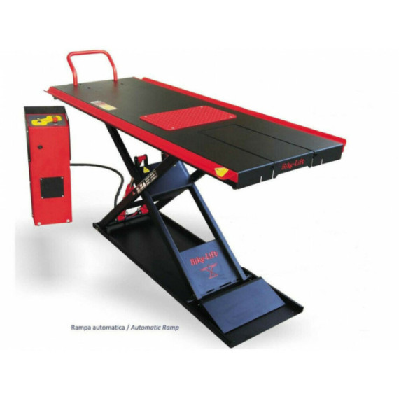 Bike-Lift Custom 500 Electric/single-phase, 230 V / 50 Hz./9cm floor height.