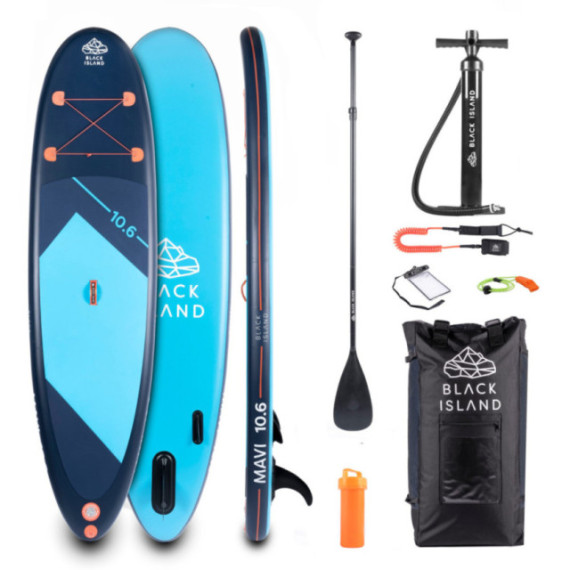 Black Island MAVI SUP 10'6 package