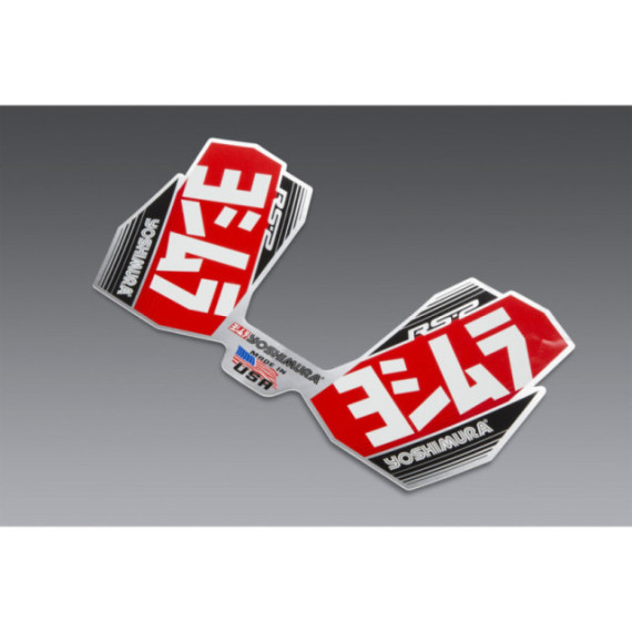 Yoshimura RS-2 MUFFLER WRAP AROUND DECAL OFF-ROAD