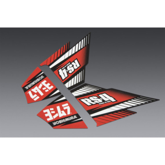 Yoshimura RS-4 MUFFLER DECAL SET (4 pcs)