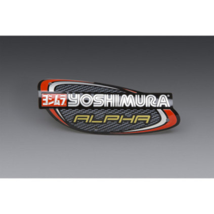 Yoshimura Yoshimura Muffler Name Badge Stainless Alpha and Alpha Taper