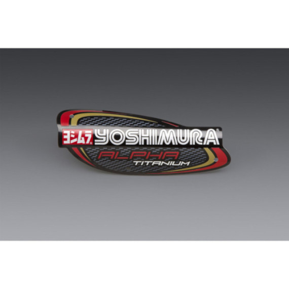 Yoshimura Yoshimura Muffler Name Badge Titanium Alpha and Alpha Taper