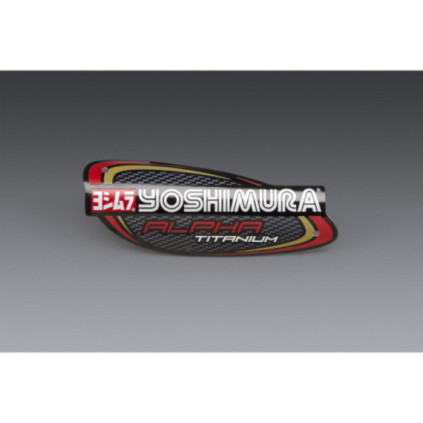 Yoshimura Yoshimura Muffler Name Badge Titanium Alpha and Alpha Taper