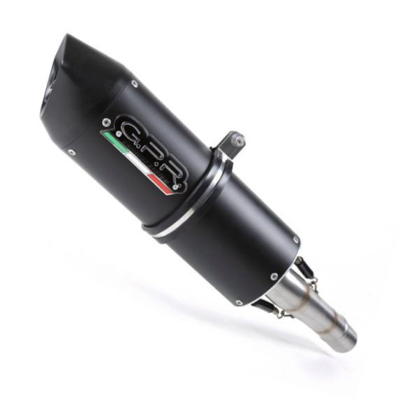 GPR Honda Dn-01 2008/10 E-approv. slip-on exhaust Furore Nero