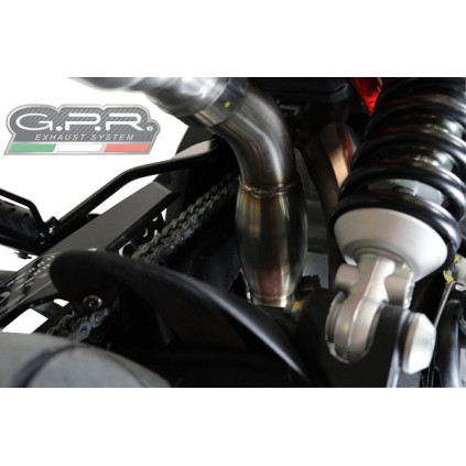 GPR Aprilia Dorsoduro 750 2008/16 Decat pipe manifold Decatalizzatore