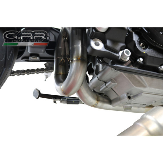 GPR Aprilia Shiver 900 2017/20 e4 Decat pipe manifold Decatalizzatore