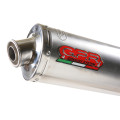 GPR Kawasaki Zx- 6R 1995/97 EC-Approv. bolt-on silencer Inox Tondo / Round