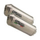 GPR Aprilia Etv Caponord 1000 Rally 2001/07 Pair EC-Approv. slip-on exhaust Sati