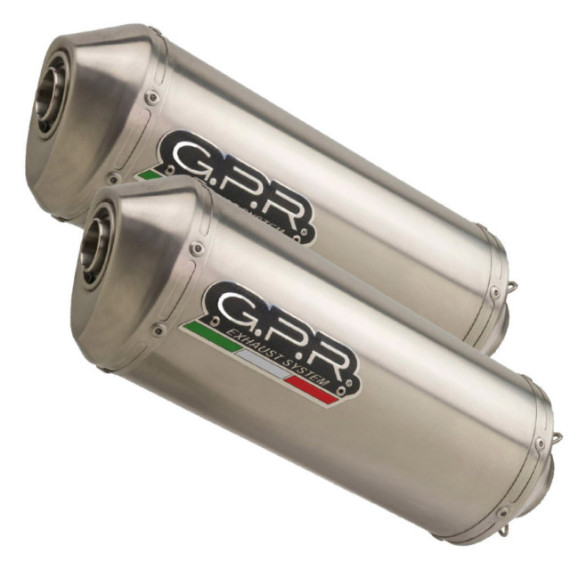 GPR Aprilia Etv Caponord 1000 Rally 2001/07 Pair EC-Approv. slip-on exhaust Sati