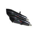 GPR Honda Vtr 1000 Sp-1 2000/01 Pair EC-Approv. slip-on exhaust Gpe Ann. Poppy