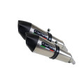 GPR Honda Vtr 1000 Sp-1 2000/01 Pair EC-Approv. slip-on exhaust Gpe Ann. Titaium