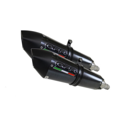 GPR Honda Cbr 1100 XX -X Eleven 1997/06 Pair EC-Approv. slip-on exhaust Gpe Ann.