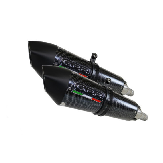 GPR Triumph Speed Triple 1050 2011/15 e3 Pair EC-Approv. slip-on exhaust Gpe Ann