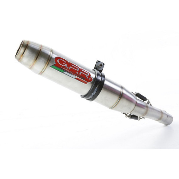 GPR Derbi Gpr 125 2009/10 EC-Approv. full line exhaust catalized Deeptone Inox