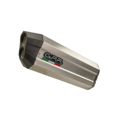 GPR Bmw K 1300 S - R 2009/14 EC-Approv. slip-on exhaust catalized Sonic Titanium