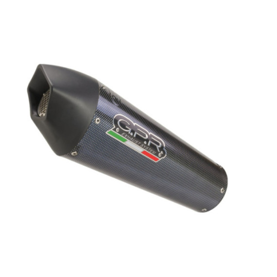 GPR Ktm Smc 690 R 2019/20 e4 EC-Approv. slip-on exhaust catalized GP Evo4 Poppy