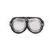 Grand Canyon Bikewear Leather Goggles Flyer Chrome Angled glasses