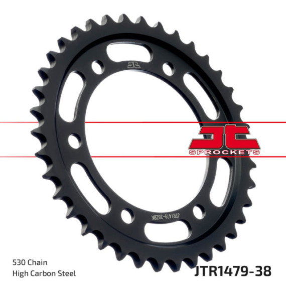 JT Rear Sprocket ZBK - Black Zinc JTR1479.38ZBK