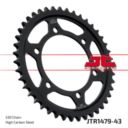 JT Rear Sprocket ZBK - Black Zinc JTR1479.43ZBK