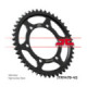 JT Rear Sprocket ZBK - Black Zinc JTR1479.45ZBK